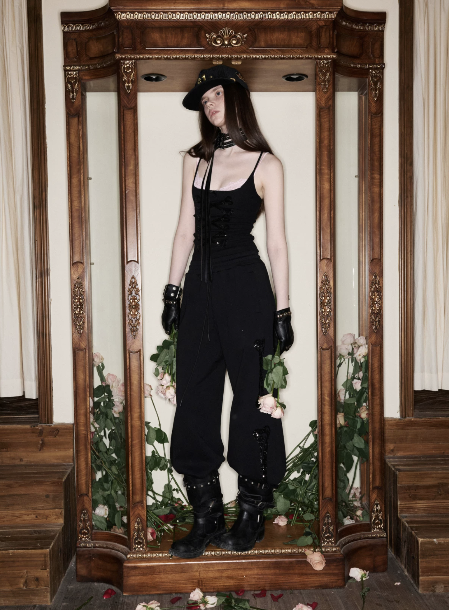 IN STOCK ♱ ZIN STAND-COLLAR SWEATSHIRT & JOGGER SET - 2colors - Image 24