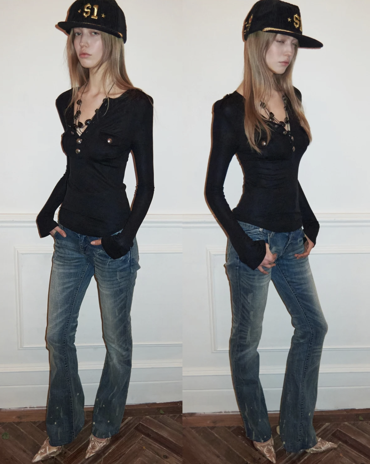 IN STOCK ♱ GUN HENLEY T-SHIRT - 3colors - Image 11