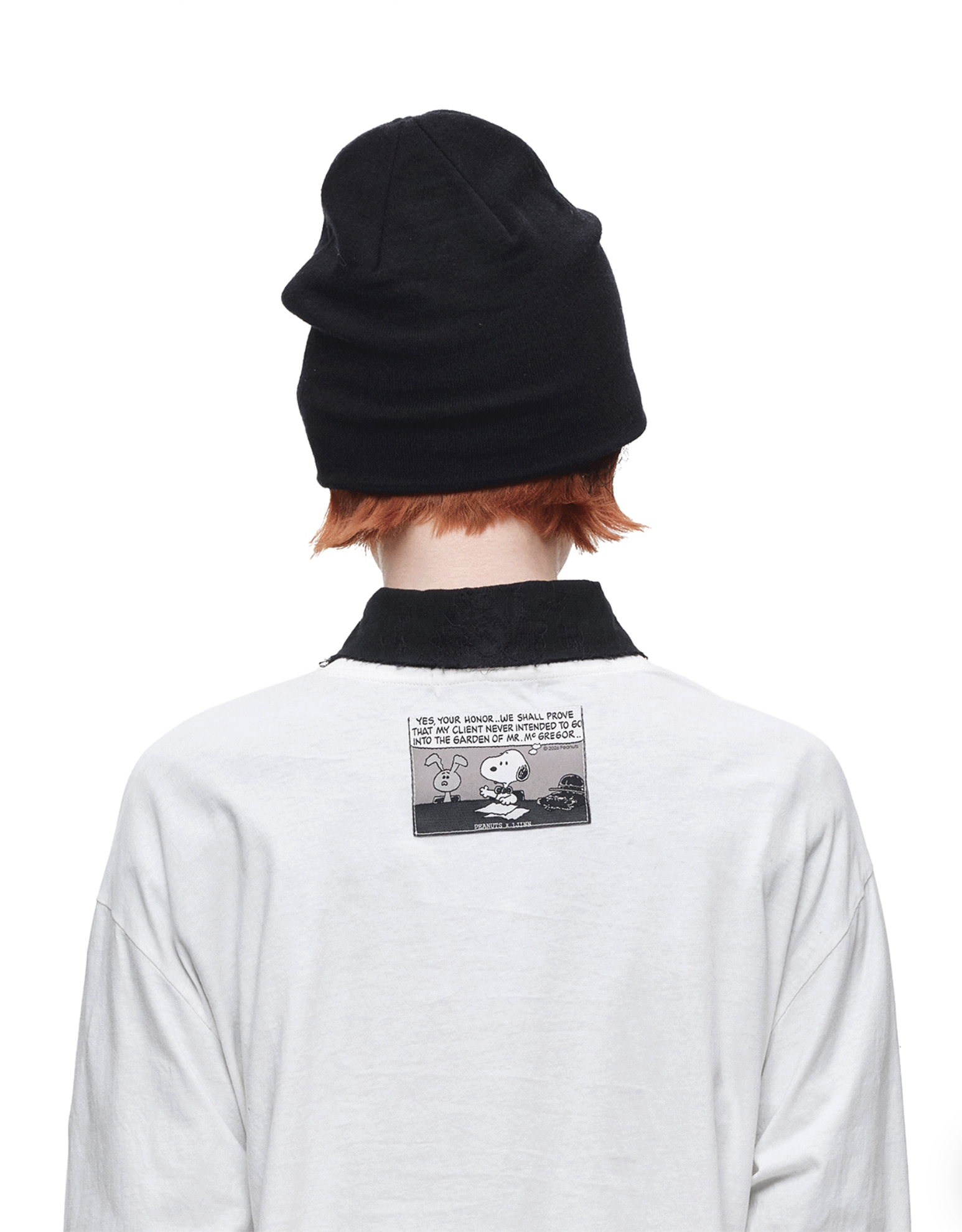 IN STOCK ♱ 1JINN TATTOO SNOOPY GRAPHIC BEANIE WITH PIN SET - BLACK - Image 11
