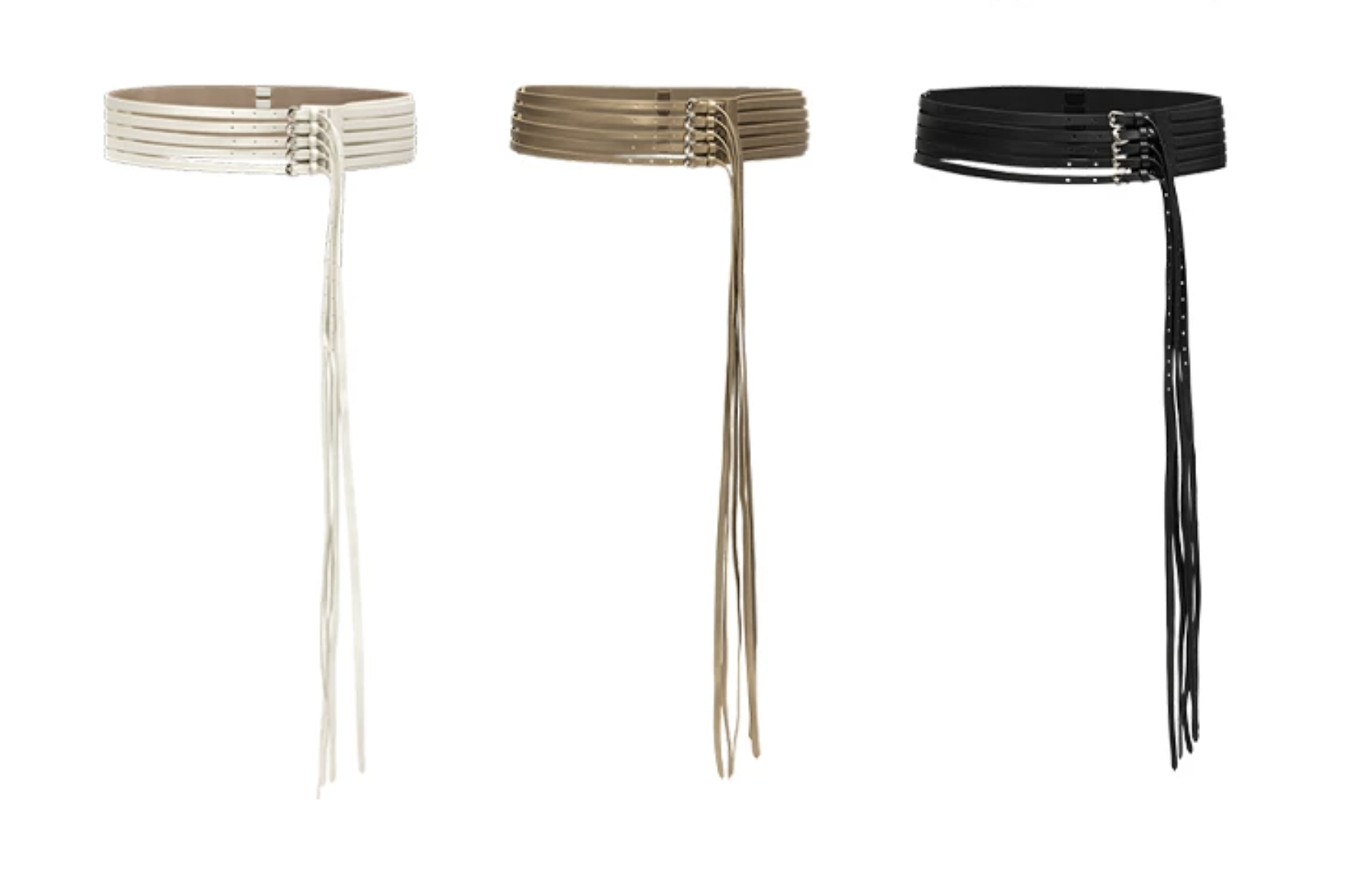 IN STOCK ♱ GUN BUCKLE CONVERTIBLE CHOKER / BRACELET & BELT - 2colors - Image 11