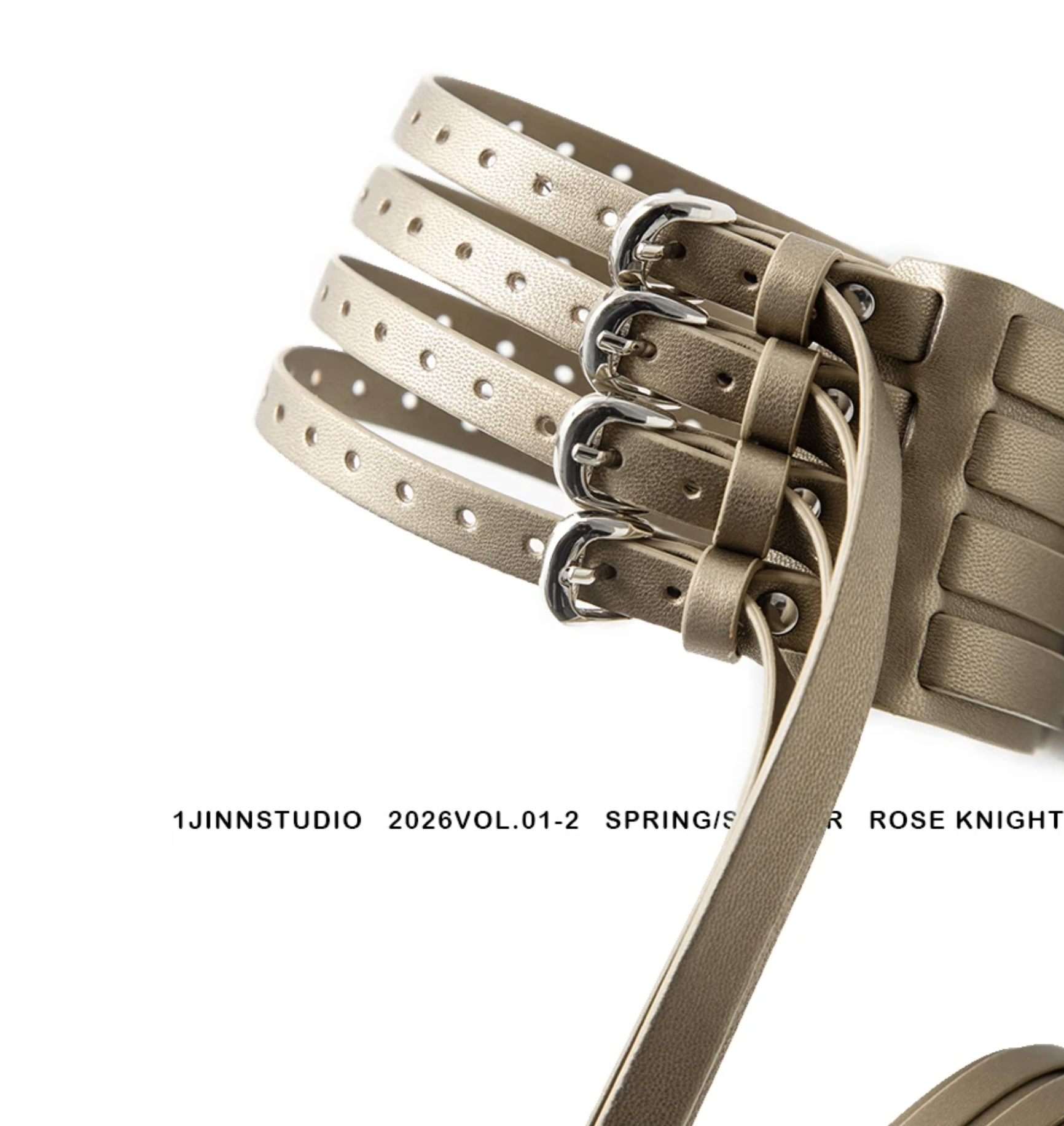IN STOCK ♱ GUN BUCKLE CONVERTIBLE CHOKER / BRACELET & BELT - 2colors - Image 26