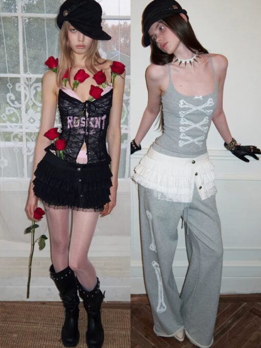 IN STOCK ♱ SOLINE RUFFLE MICRO SKIRT - 2colors