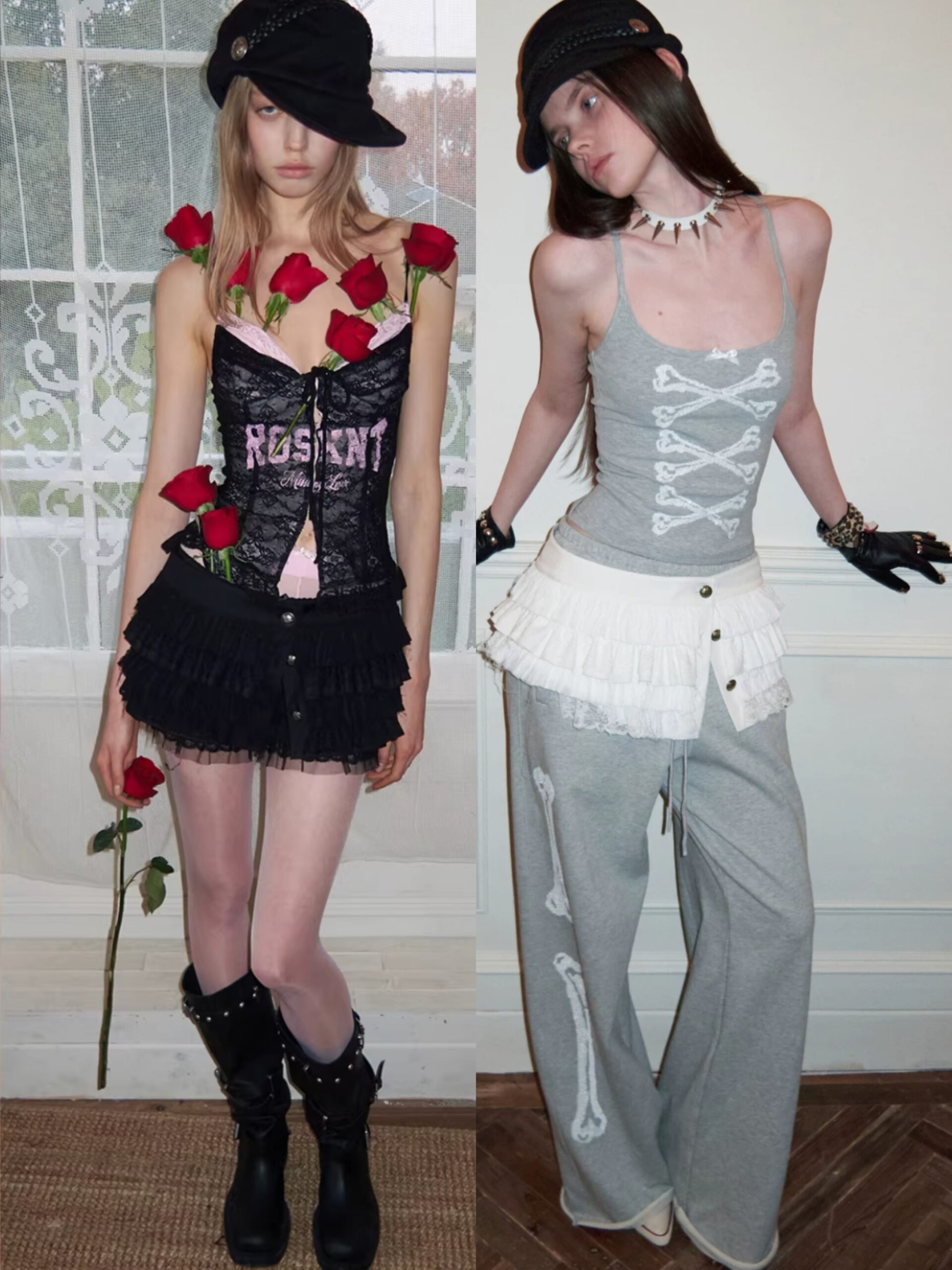 IN STOCK ♱ SOLINE RUFFLE MICRO SKIRT - 2colors