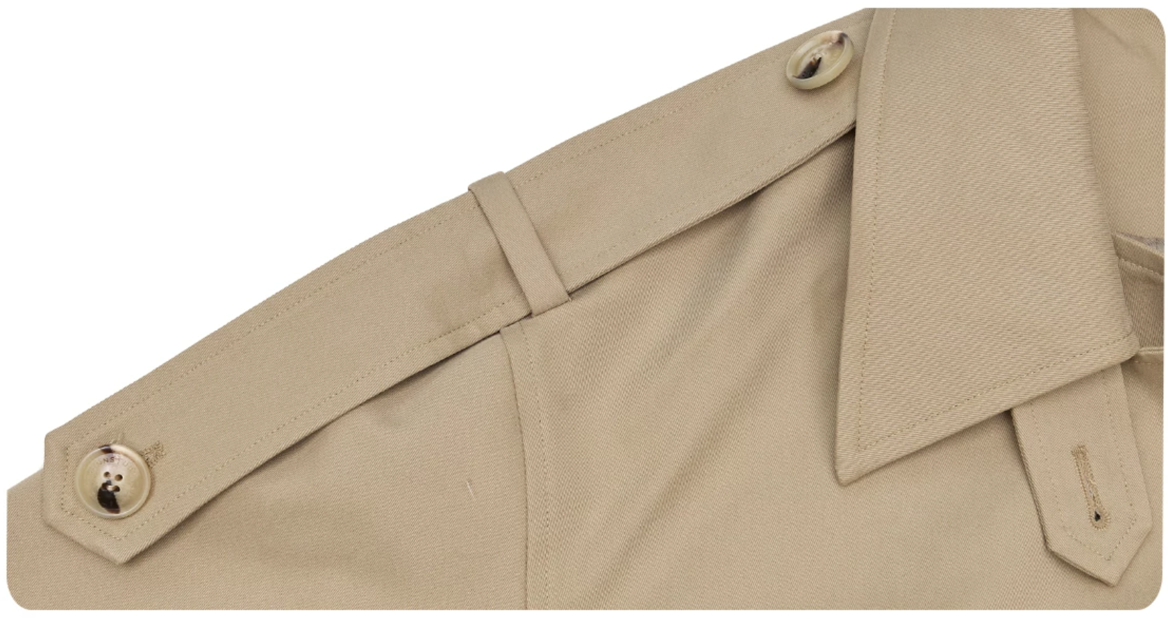 IN STOCK ♱ GOTHIC BELTED TRENCH JACKET ♱ BEIGE - Image 7