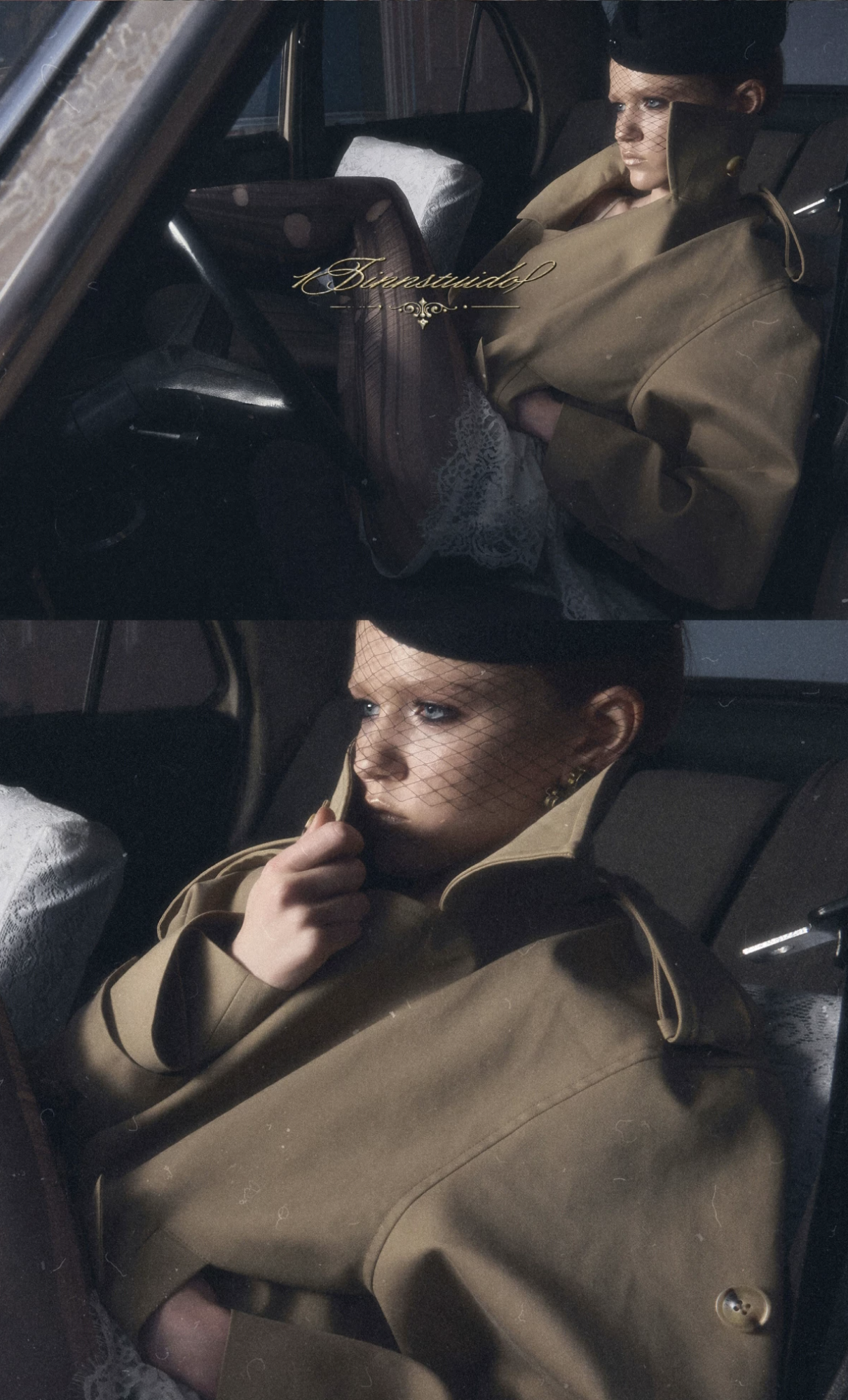 IN STOCK ♱ GOTHIC BELTED TRENCH JACKET ♱ BEIGE - Image 3