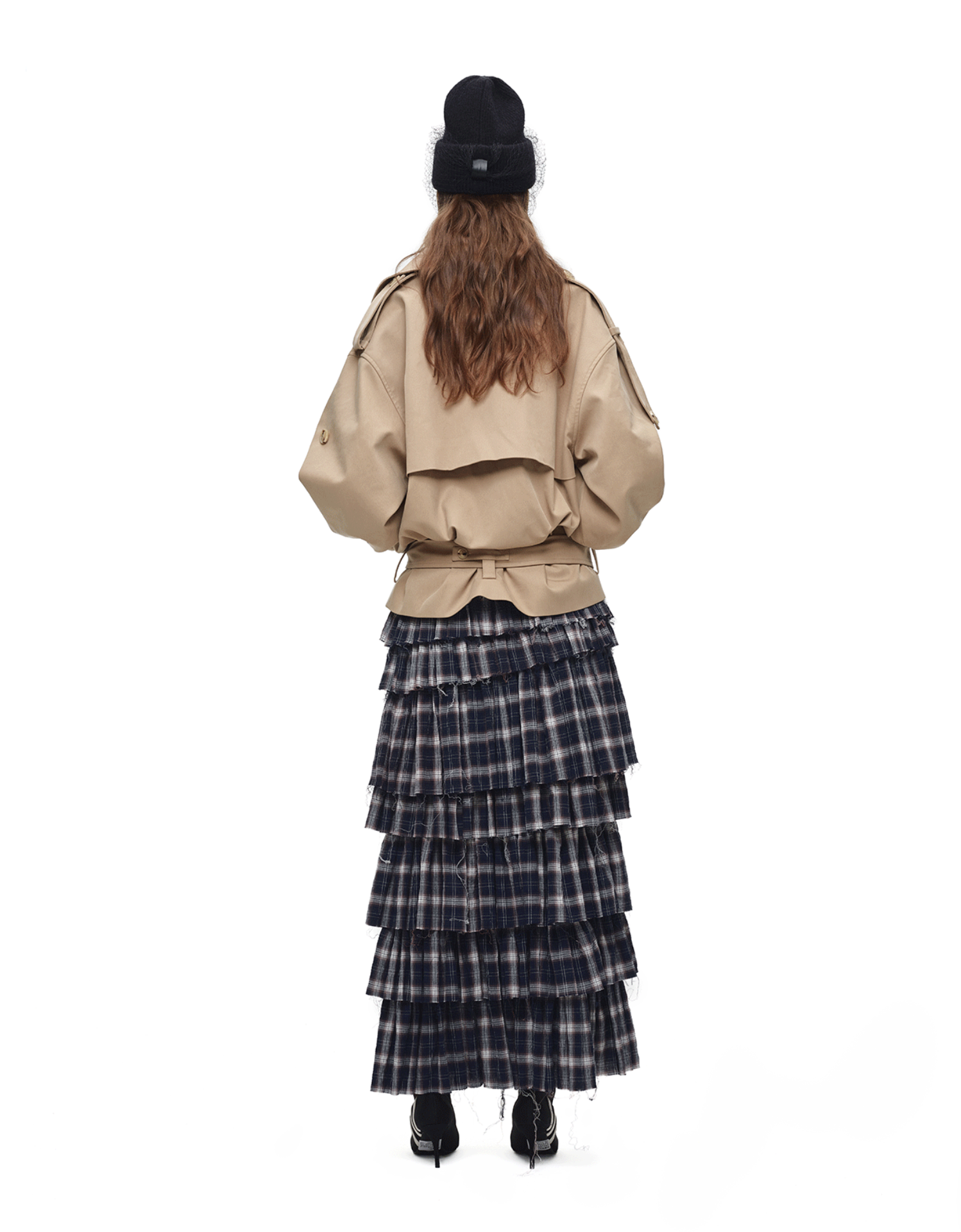 IN STOCK ♱ GOTHIC BELTED TRENCH JACKET ♱ BEIGE - Image 20