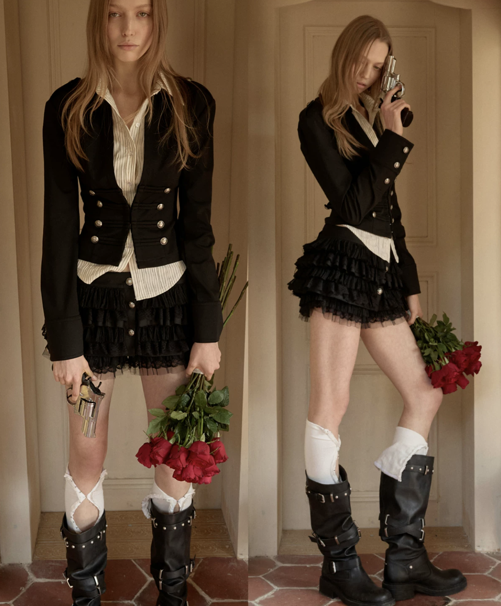 IN STOCK ♱ ELARA MILITARY SHIRT JACKET - Image 6