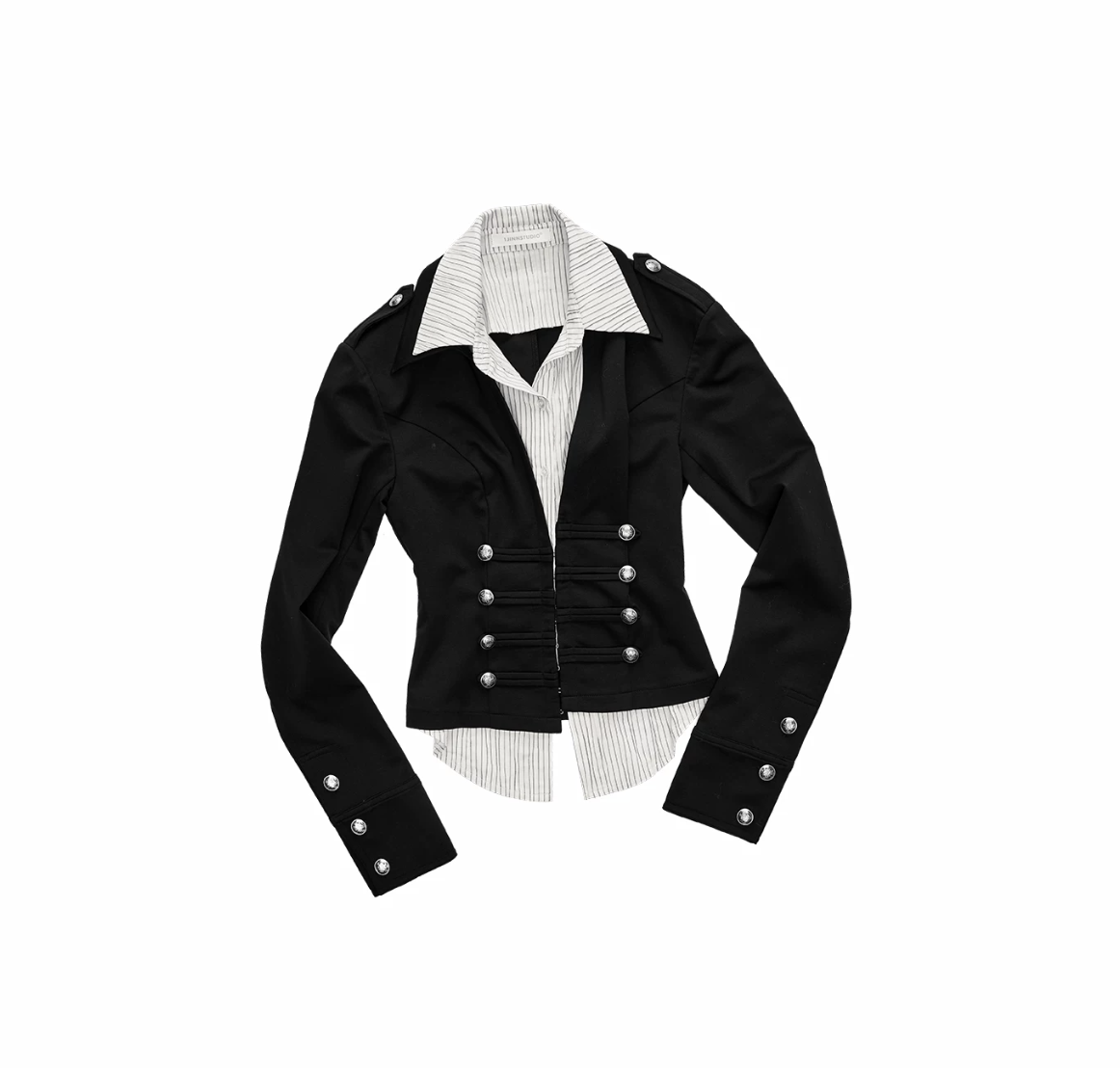 IN STOCK ♱ ELARA MILITARY SHIRT JACKET - Image 5