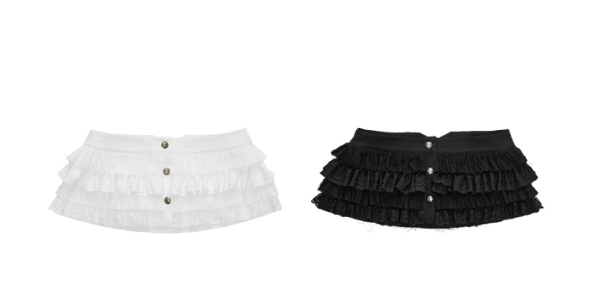 IN STOCK ♱ SOLINE RUFFLE MICRO SKIRT - 2colors - Image 4