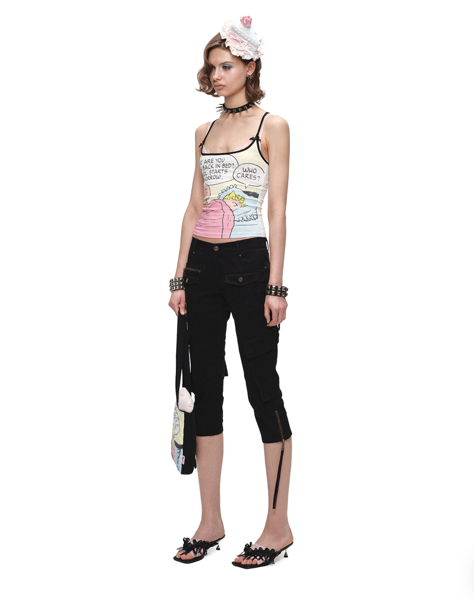 IN STOCK ♱ 1JINN x SNOOPY ੯‧̀͡⬮ PEANUTS COMIC RACERBACK CAMI - 2colors - Image 36