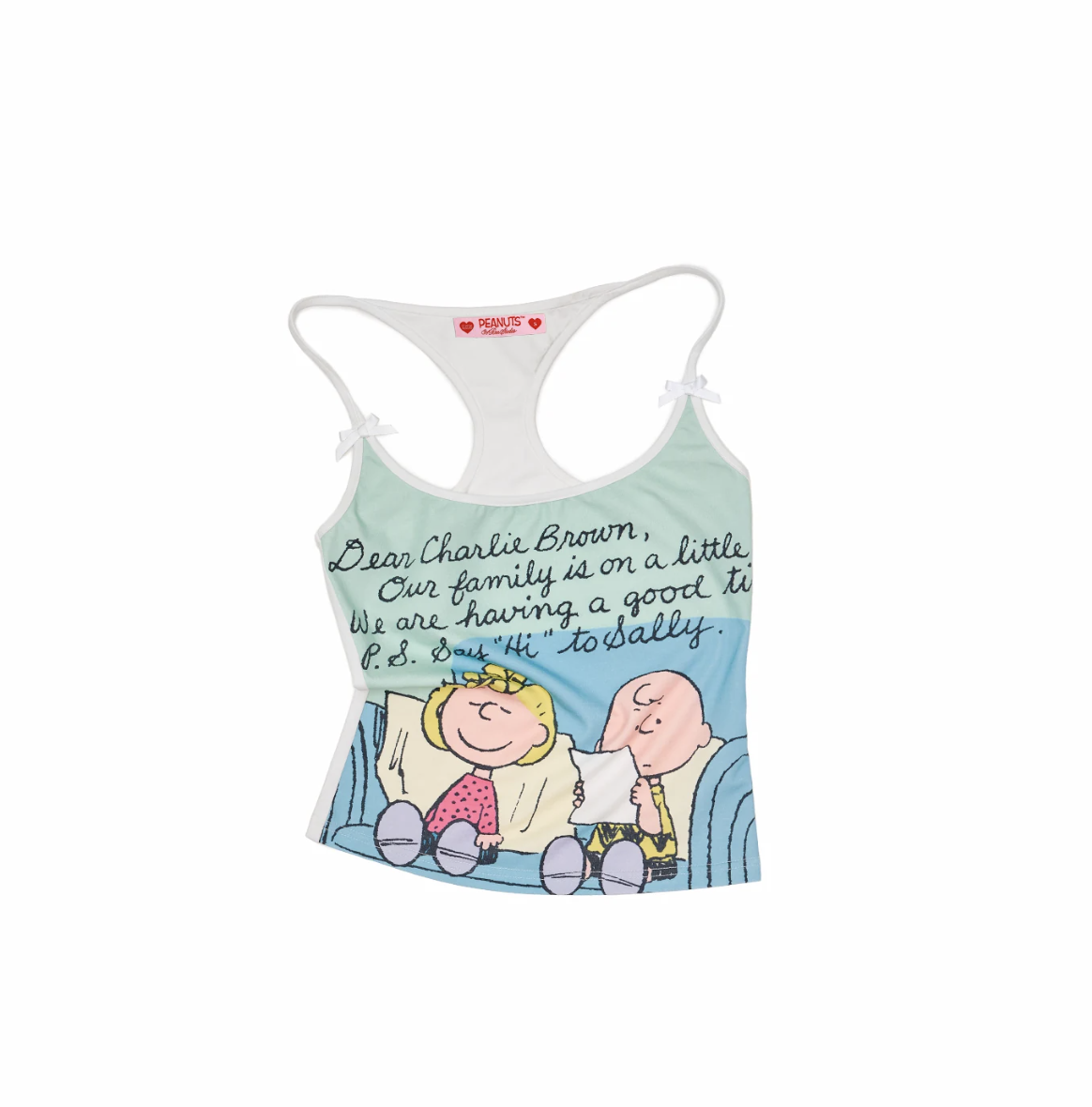 IN STOCK ♱ 1JINN x SNOOPY ੯‧̀͡⬮ PEANUTS COMIC RACERBACK CAMI - 2colors - Image 20