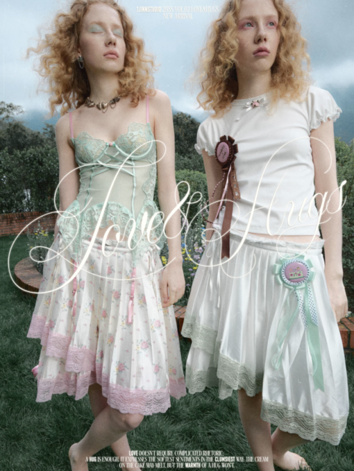 Alternative view of ♱ 1JINN x SNOOPY ੯‧̀͡⬮ LACE CORSET PEPLUM TOP - 3colors