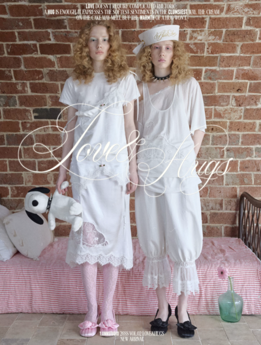 Alternative view of ♱ 1JINN x SNOOPY ੯‧̀͡⬮ SLEEPY DOG LAYERED 2-PIECE TOP - 2colors