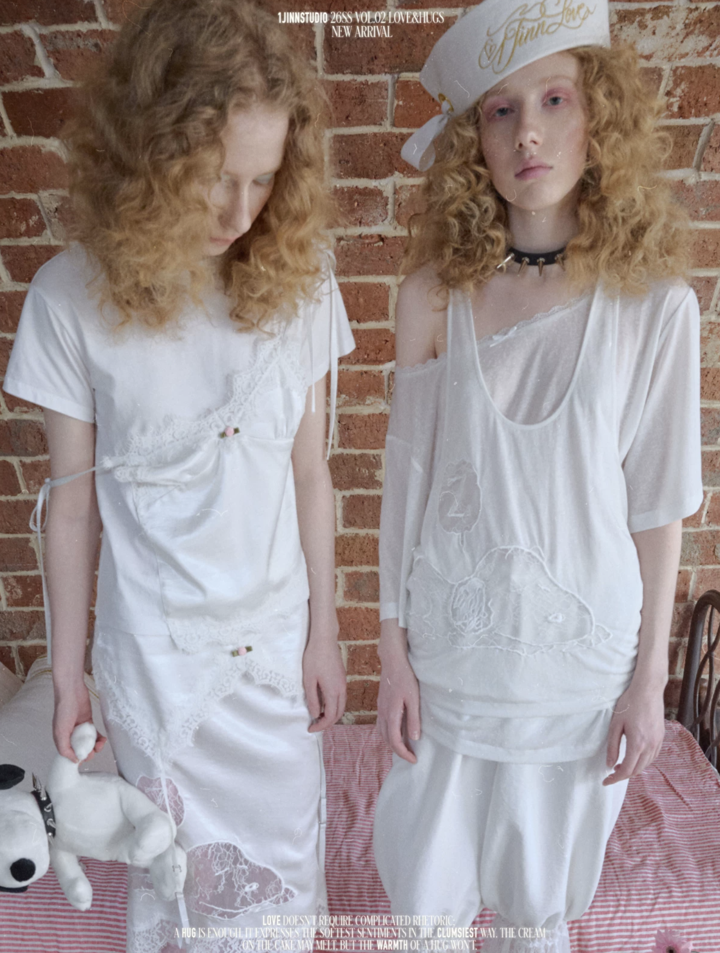 ♱ 1JINN x SNOOPY ੯‧̀͡⬮ SLEEPY DOG LAYERED 2-PIECE TOP - 2colors - Image 3