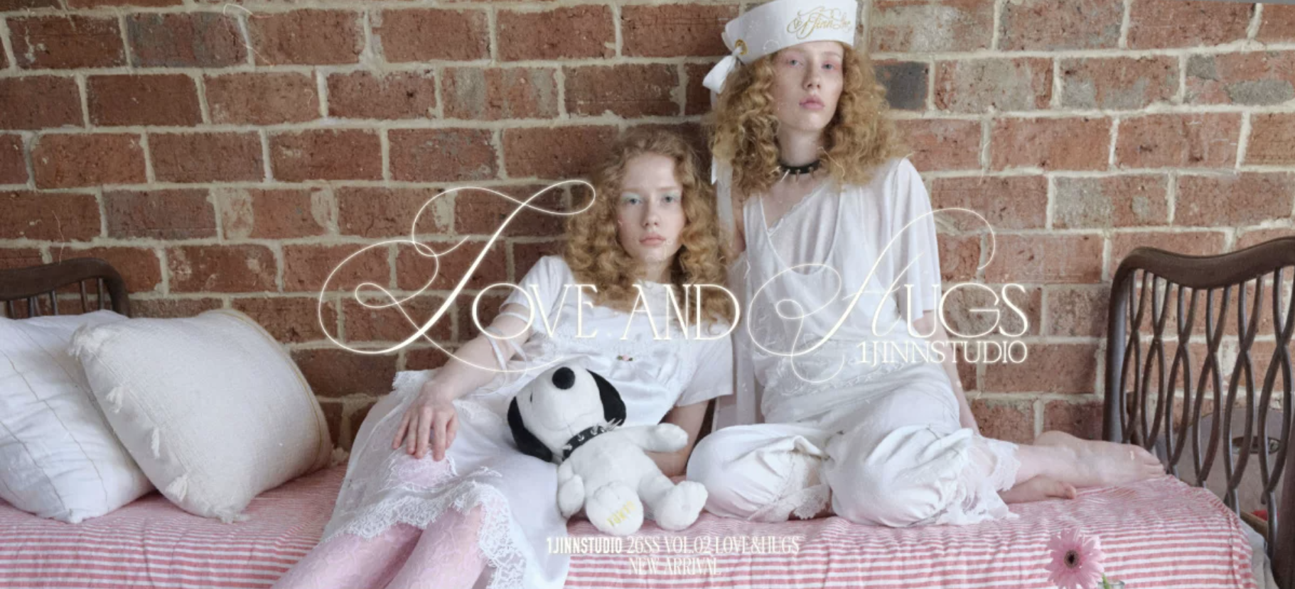 ♱ 1JINN x SNOOPY ੯‧̀͡⬮ SLEEPY DOG LAYERED 2-PIECE TOP - 2colors - Image 8