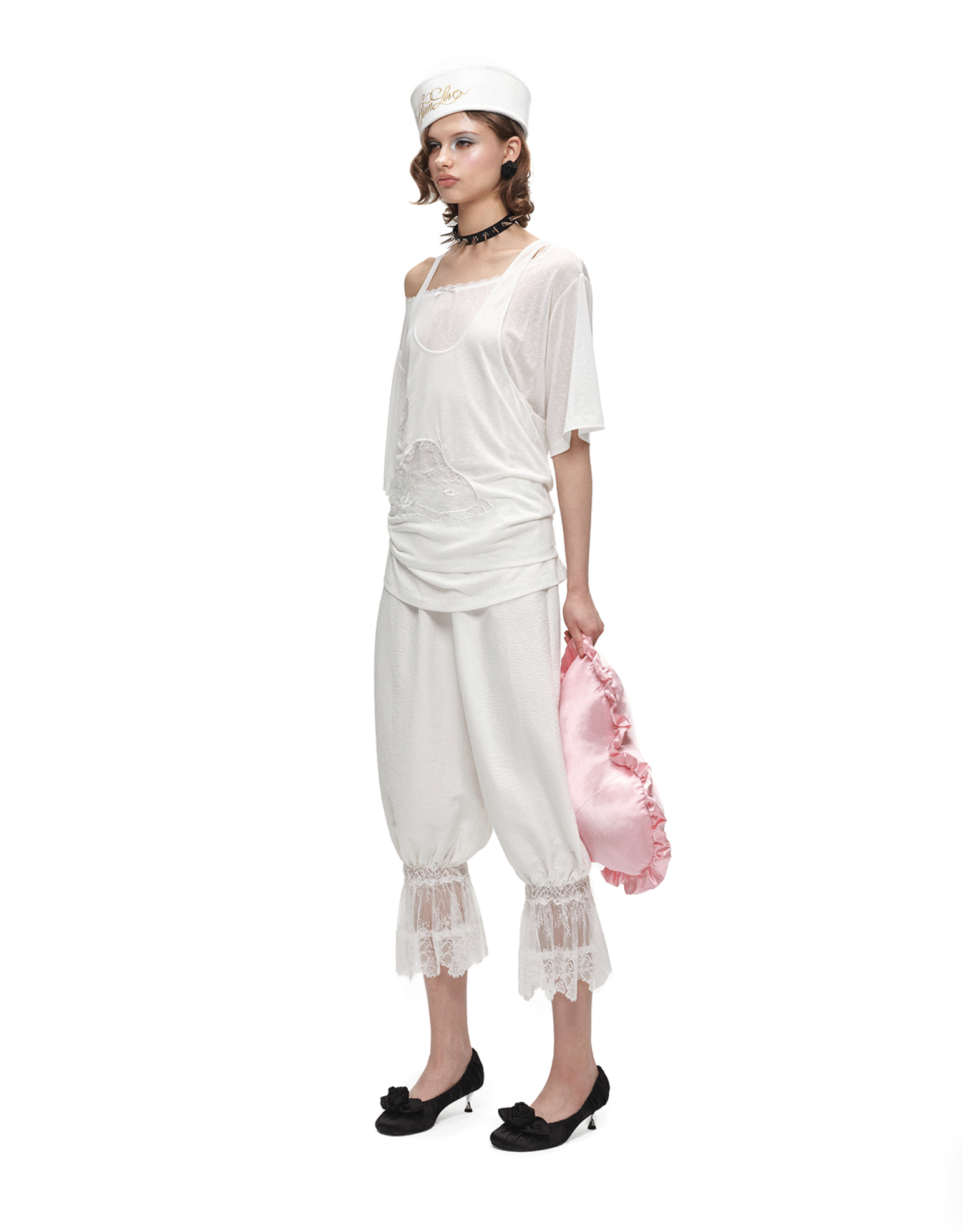 ♱ 1JINN x SNOOPY ੯‧̀͡⬮ SLEEPY DOG LAYERED 2-PIECE TOP - 2colors - Image 6