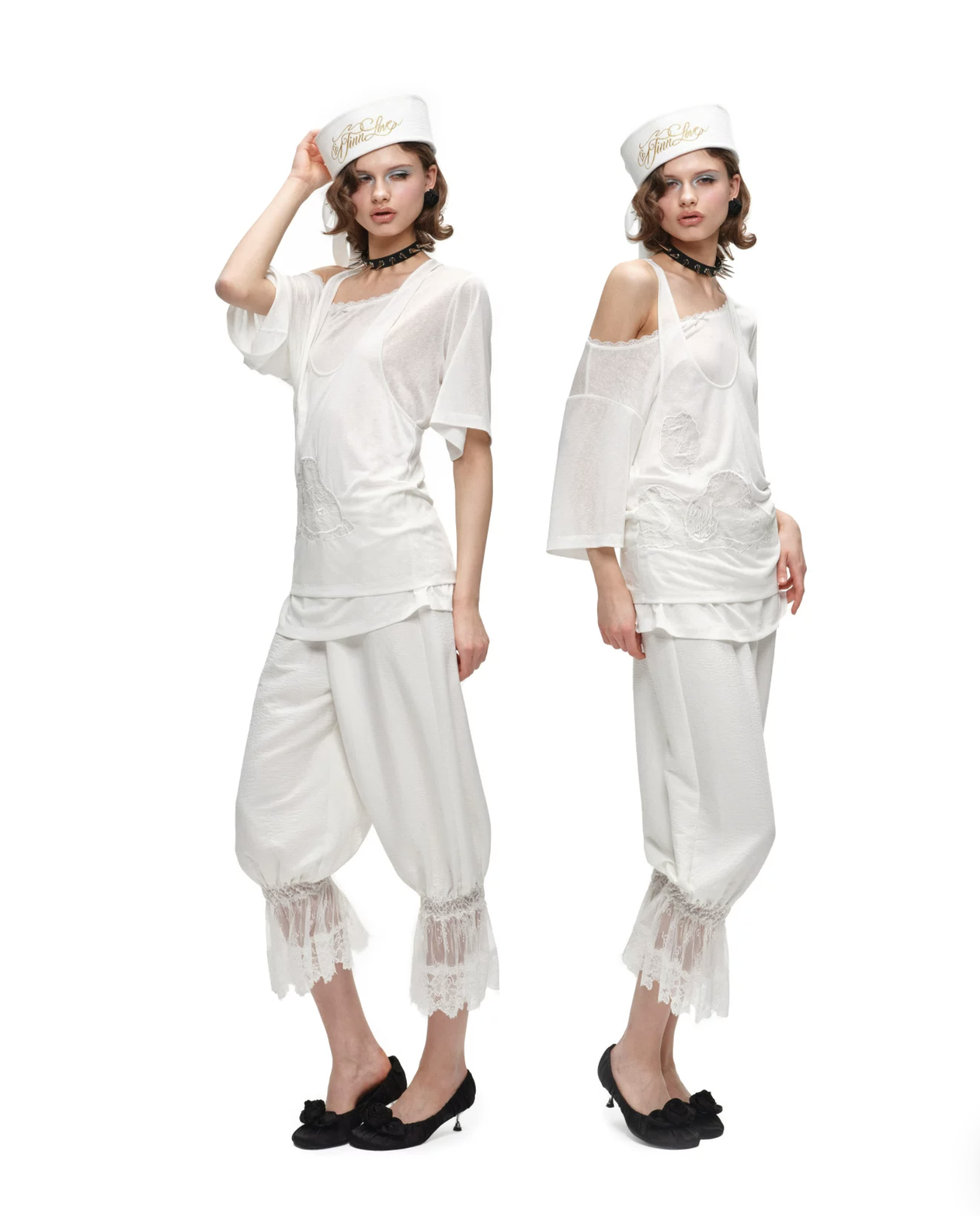 ♱ 1JINN x SNOOPY ੯‧̀͡⬮ SLEEPY DOG LAYERED 2-PIECE TOP - 2colors - Image 10