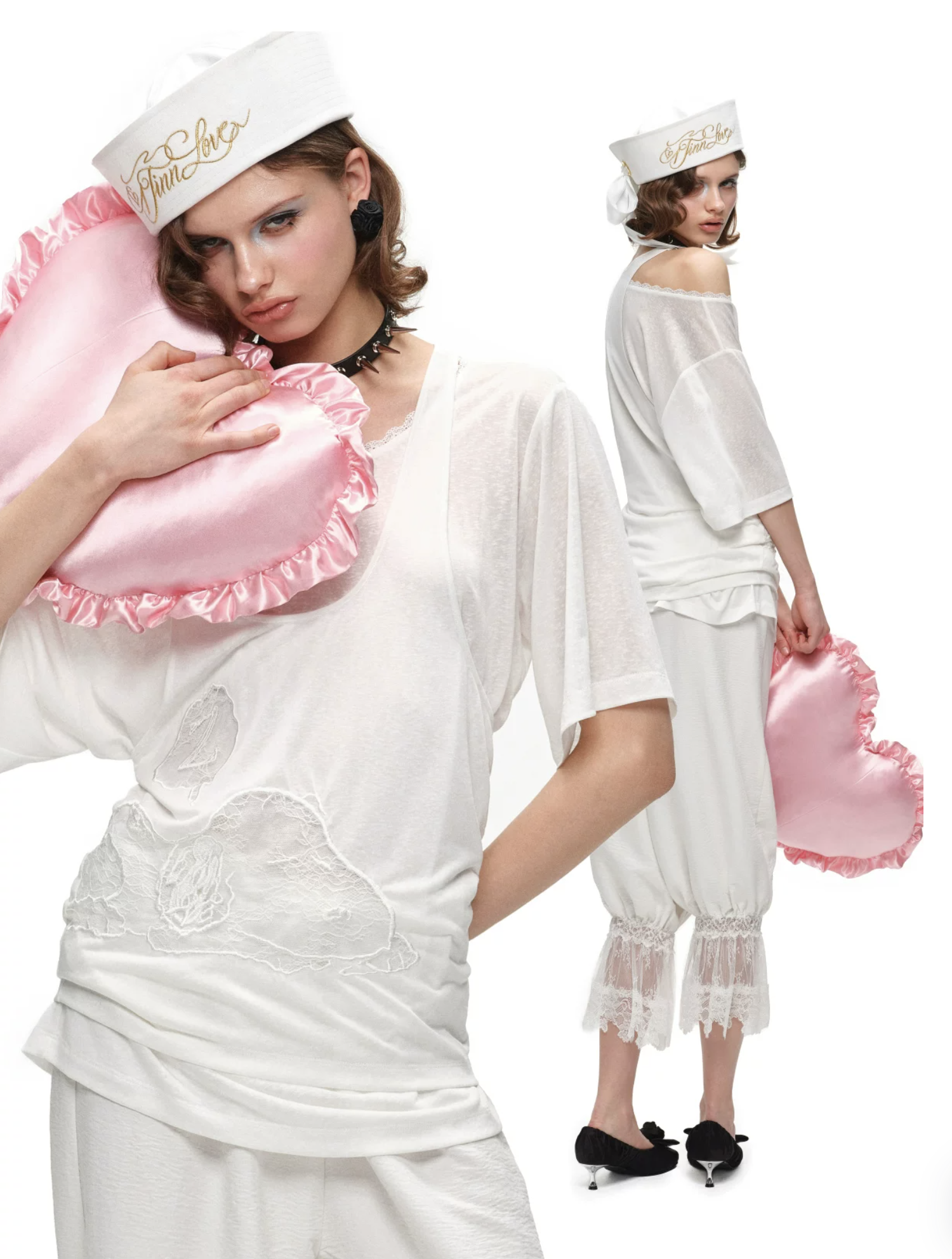 ♱ 1JINN x SNOOPY ੯‧̀͡⬮ SLEEPY DOG LAYERED 2-PIECE TOP - 2colors - Image 11