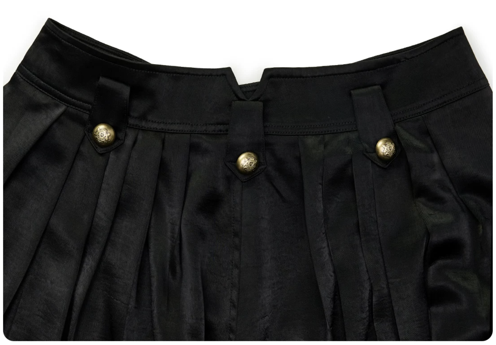 ♱ 1JINN x SNOOPY ੯‧̀͡⬮ SATIN PLEATED BALLOON PANTS - 2colors - Image 5