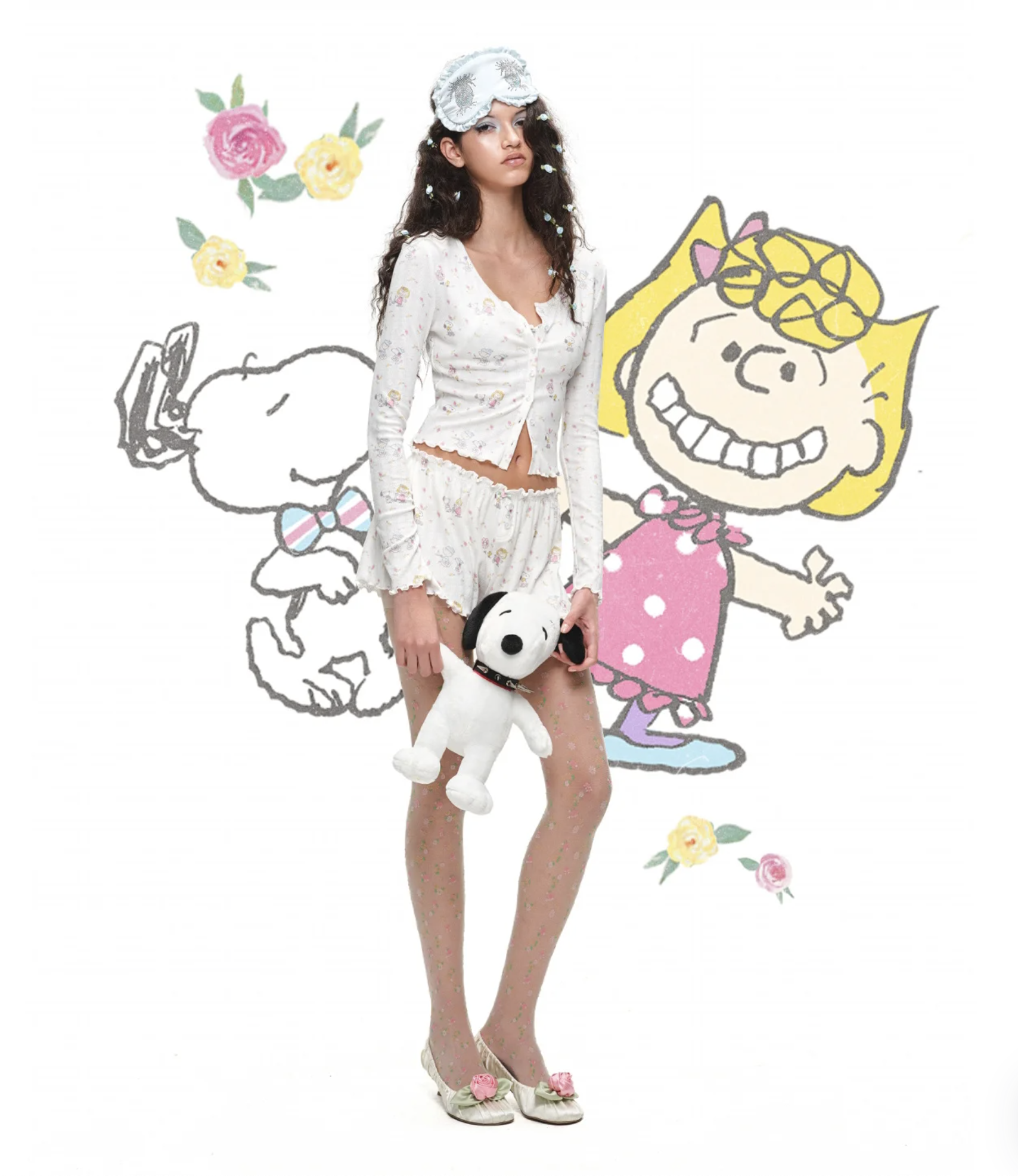 IN STOCK ♱ PEANUTS SNOOPY PRINT LOUNGE 4-PIECE SET - Image 19