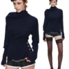 1jinn acetate cashmere off shoulder slouch knit top 3