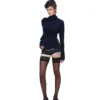 1jinn acetate cashmere off shoulder slouch knit top 4