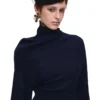1jinn acetate cashmere off shoulder slouch knit top 8