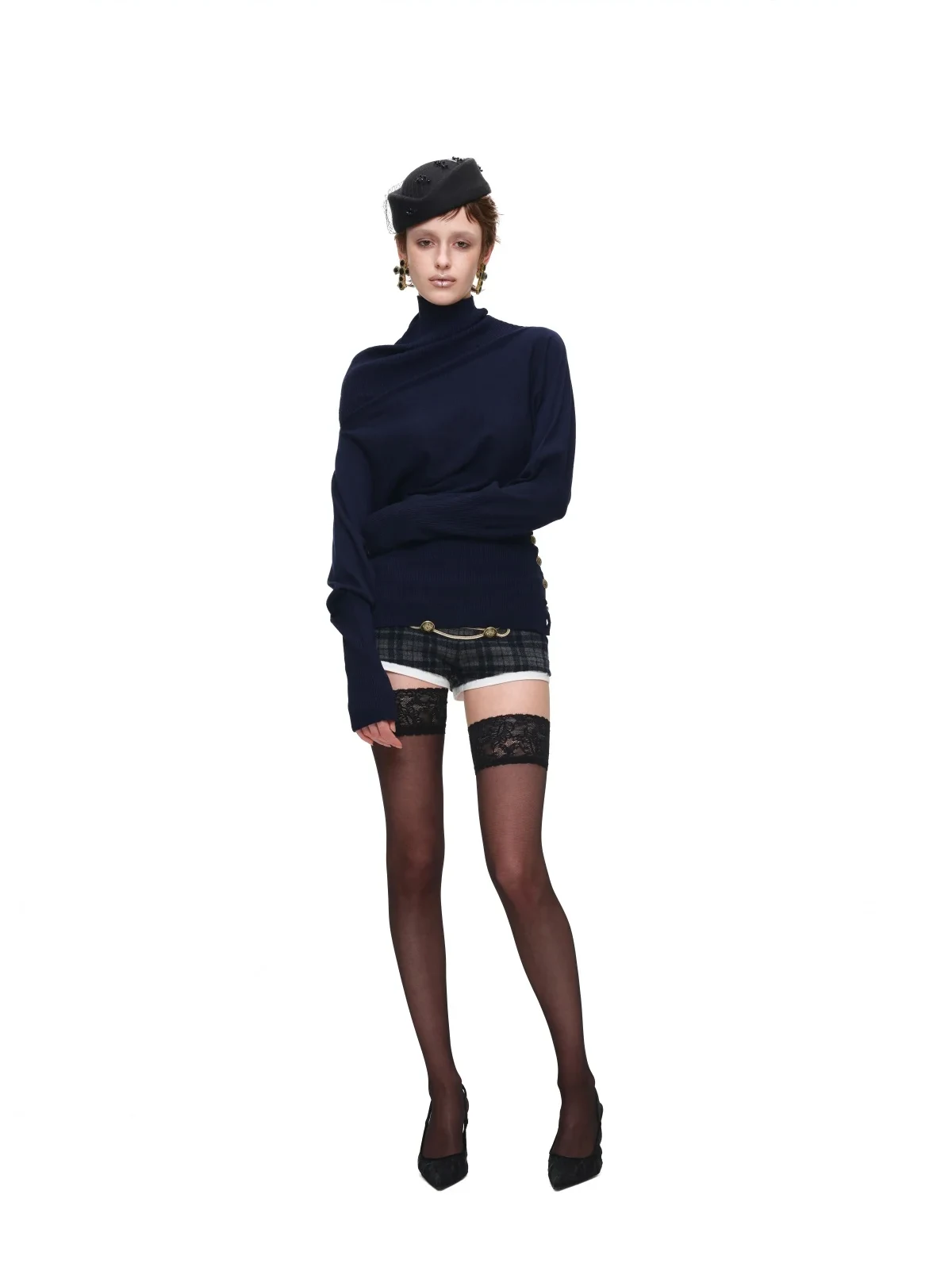 1jinn acetate cashmere off shoulder slouch knit top 9