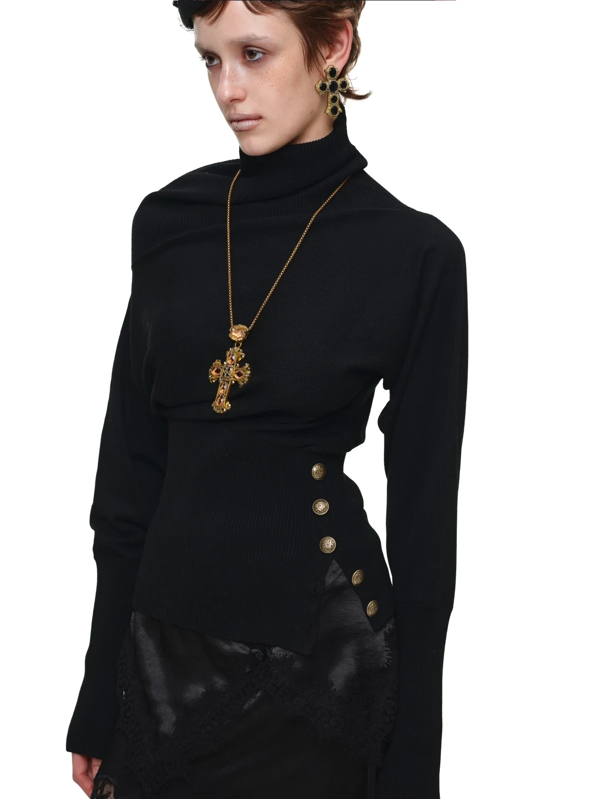 1jinn acetate cashmere off shoulder slouch knit top 14