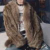 1jinn hand woven rabbit fur coat raccoon collar 9