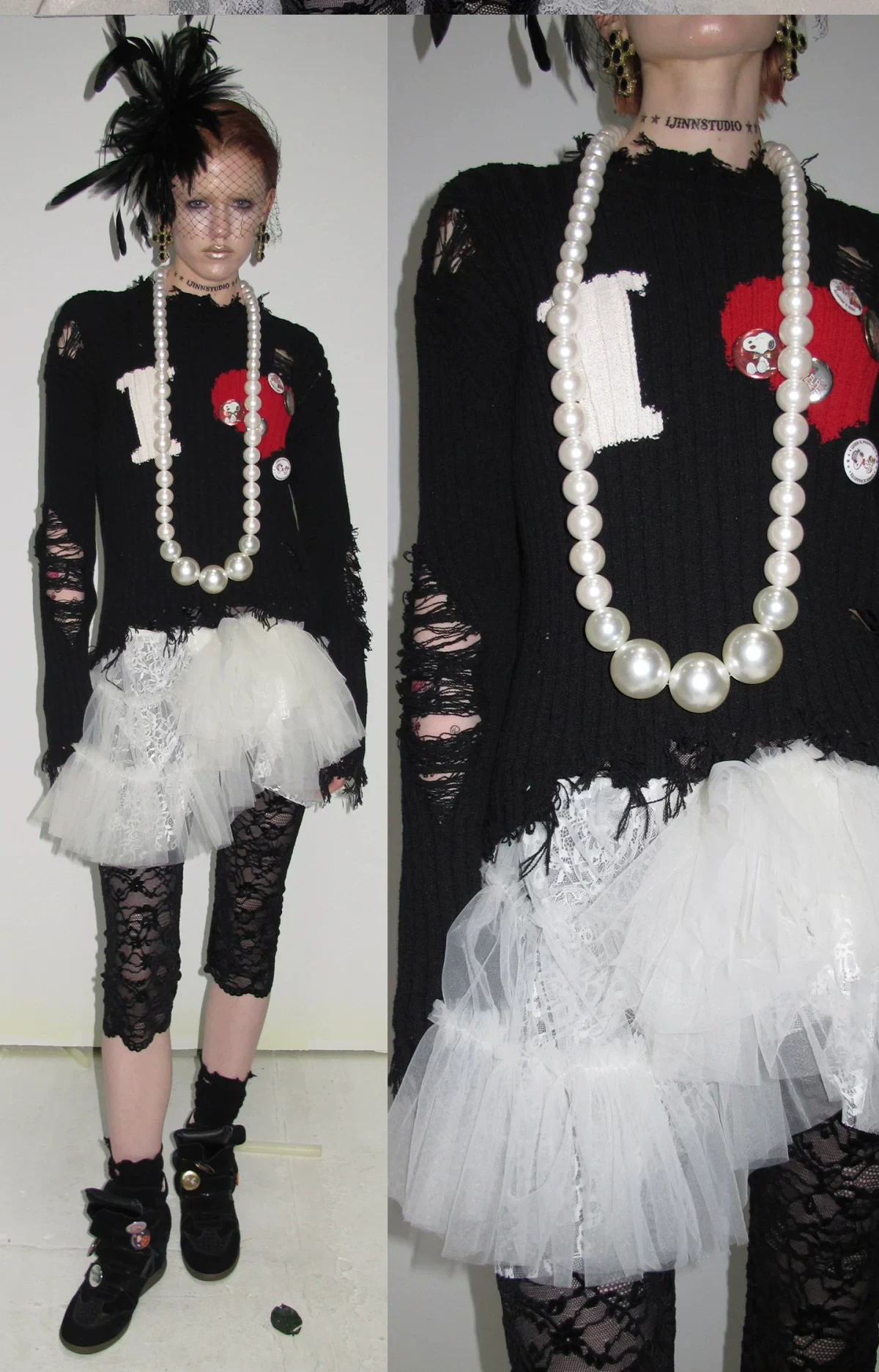 1jinn i heart distressed rib knit sweater 7