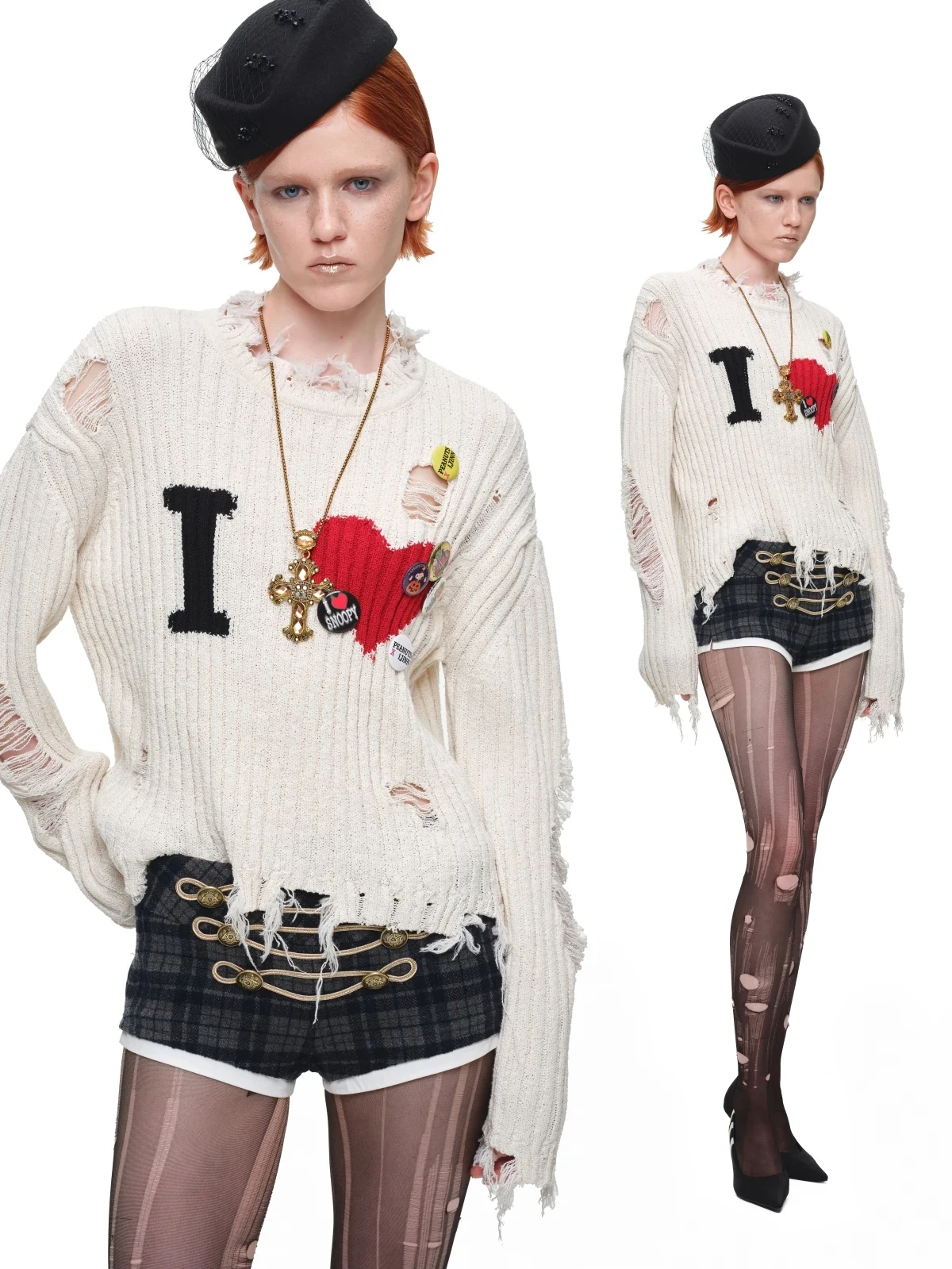 1jinn i heart distressed rib knit sweater 13