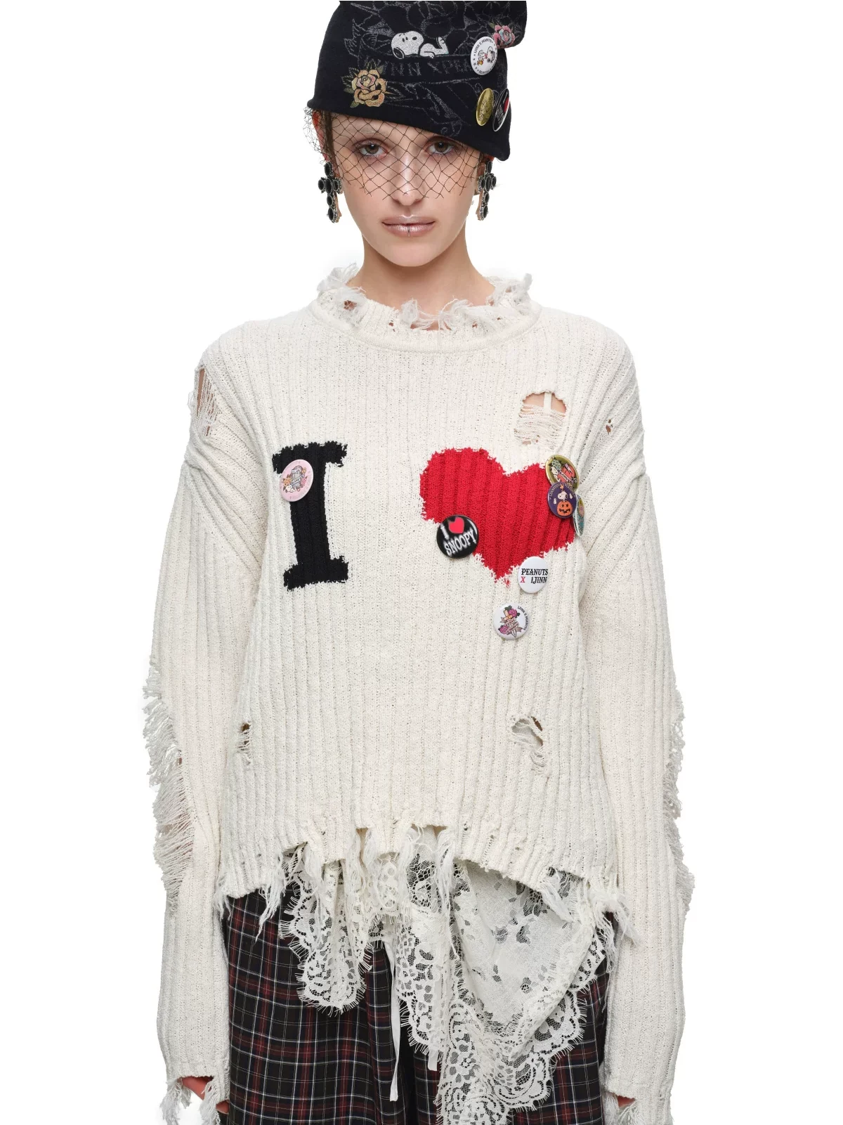 1jinn i heart distressed rib knit sweater 21