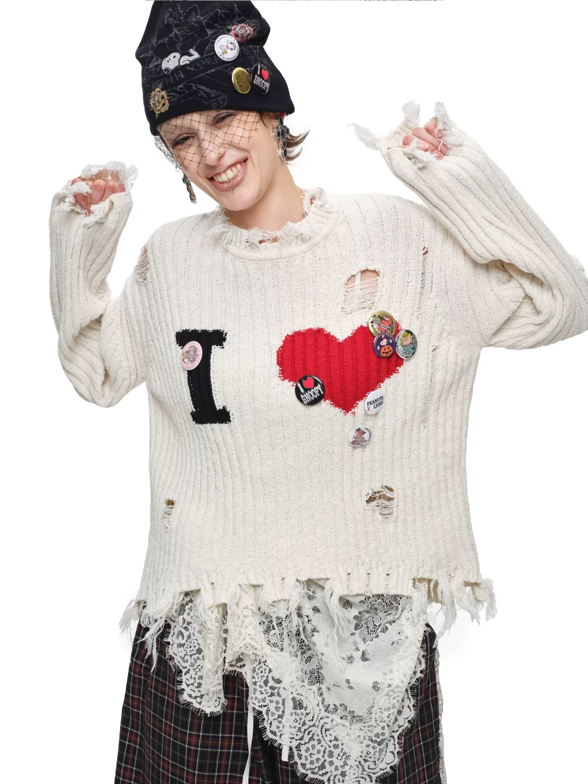 1jinn i heart distressed rib knit sweater 23