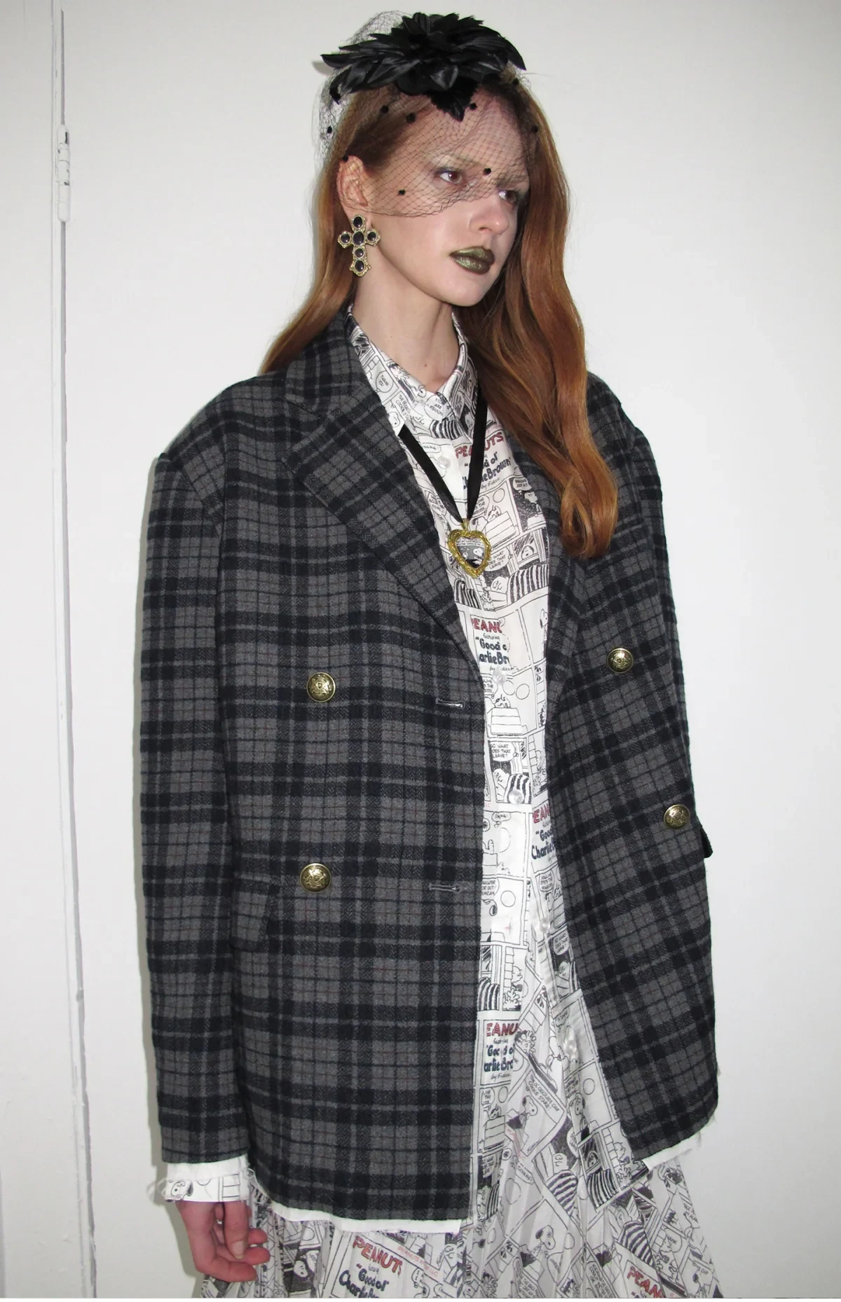 1jinn oversized check wool blazer 16