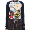 1JINN x SNOOPY Peanuts comic raglan long sleeve tee