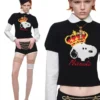 1jinn snoopy crown peanuts wool jacquard sweater 12