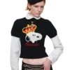 1jinn snoopy crown peanuts wool jacquard sweater 13