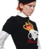 1jinn snoopy crown peanuts wool jacquard sweater 14