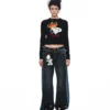 1jinn snoopy crown peanuts wool jacquard sweater 15