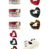 Snoopy heart acetate hair claws, clips and tins