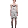 1jinn snoopy vintage newsprint lace slip dress 3