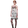 1jinn snoopy vintage newsprint lace slip dress 12