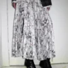 1jinn snoopy vintage newsprint pleated maxi skirt 7
