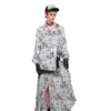 1jinn snoopy vintage newsprint pleated maxi skirt 17