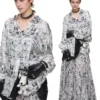 1jinn snoopy vintage newsprint pleated maxi skirt 19