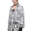 1jinn snoopy vintage newsprint satin shirt 20
