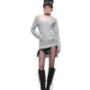 1jinn studded v neck off shoulder sweatshirt top 4