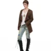 1jinn suede coat detachable faux fur collar 24