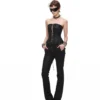 1jinn washed leather slim bootcut trousers 4